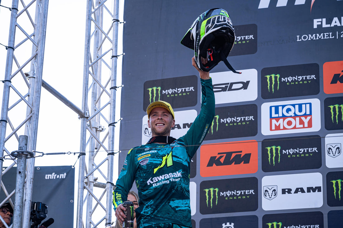 Romain Febvre back on the podium at Lommel - JUST1 Racing