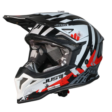 MARSHALL WHITE - RED - BLACK GLOSS