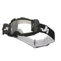  SOLID BLACK_WHITE Clear Lens